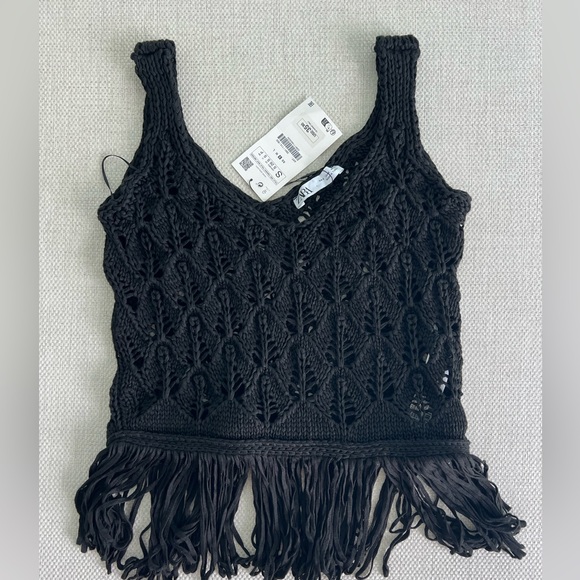 ZARA KNIT TOP - Picture 4 of 5